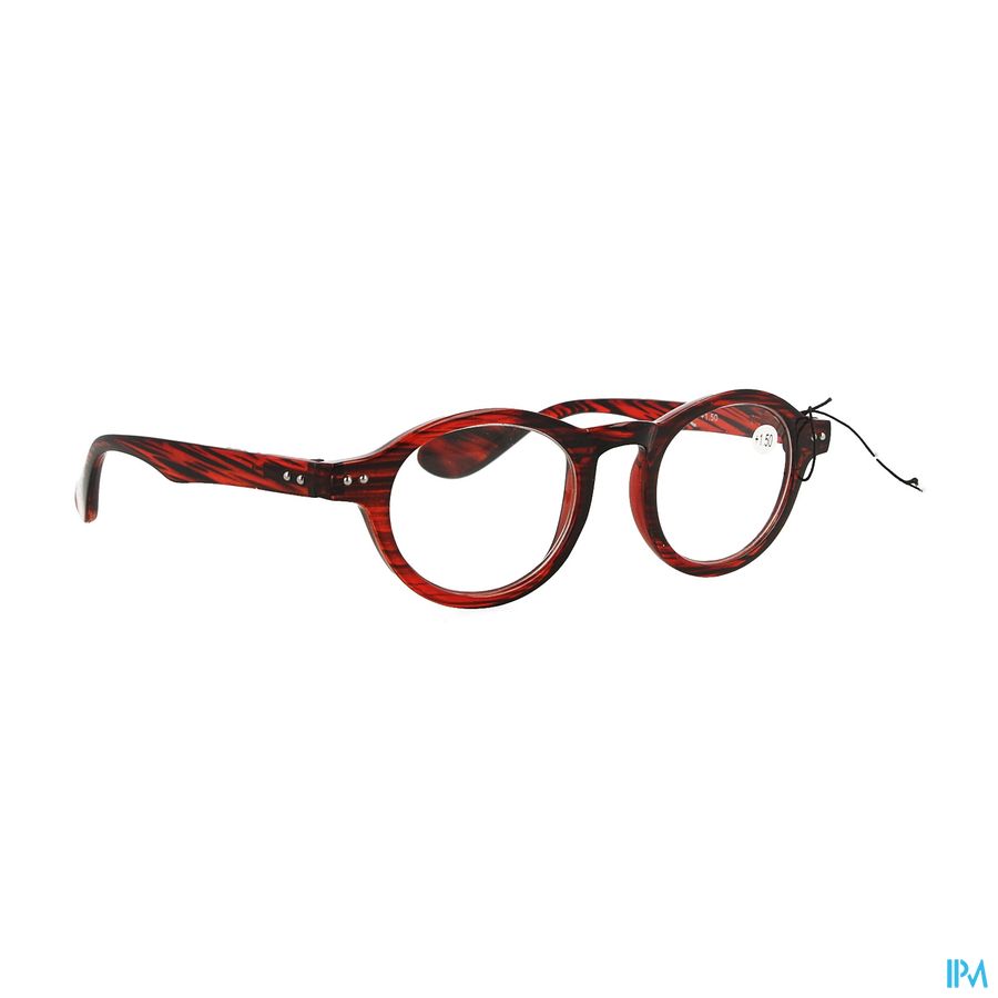 Pharmaglasses Milano Red/black +1.50