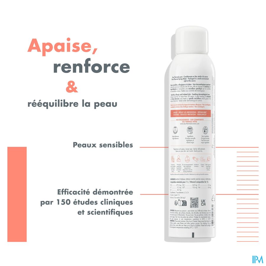 Avene Spray Thermaal Water 300ml 12