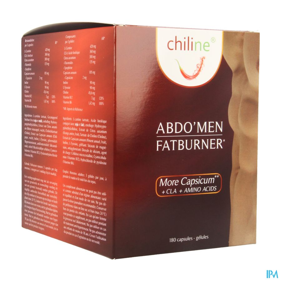 Chiline Fatburner Abdo Men Maxi Caps 180