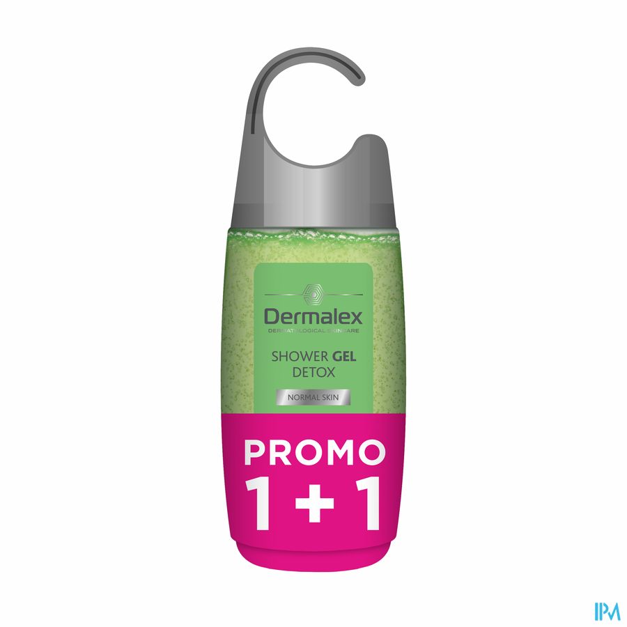 Dermalex Shower Gel Detox 1+1 250ml Dermalex Shower Gel Detox 1+1 250ml