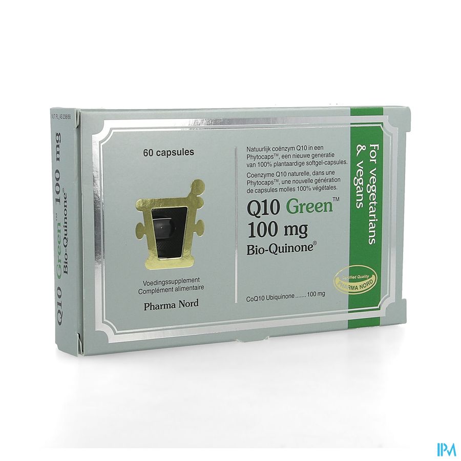 Q10 Green 100mg Soft V-caps 60 2