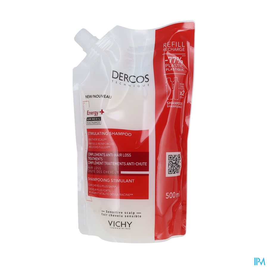 Vichy Dercos Energie+ Sh Navulling 500ml Vichy Dercos Energie+ Sh Navulling 500ml