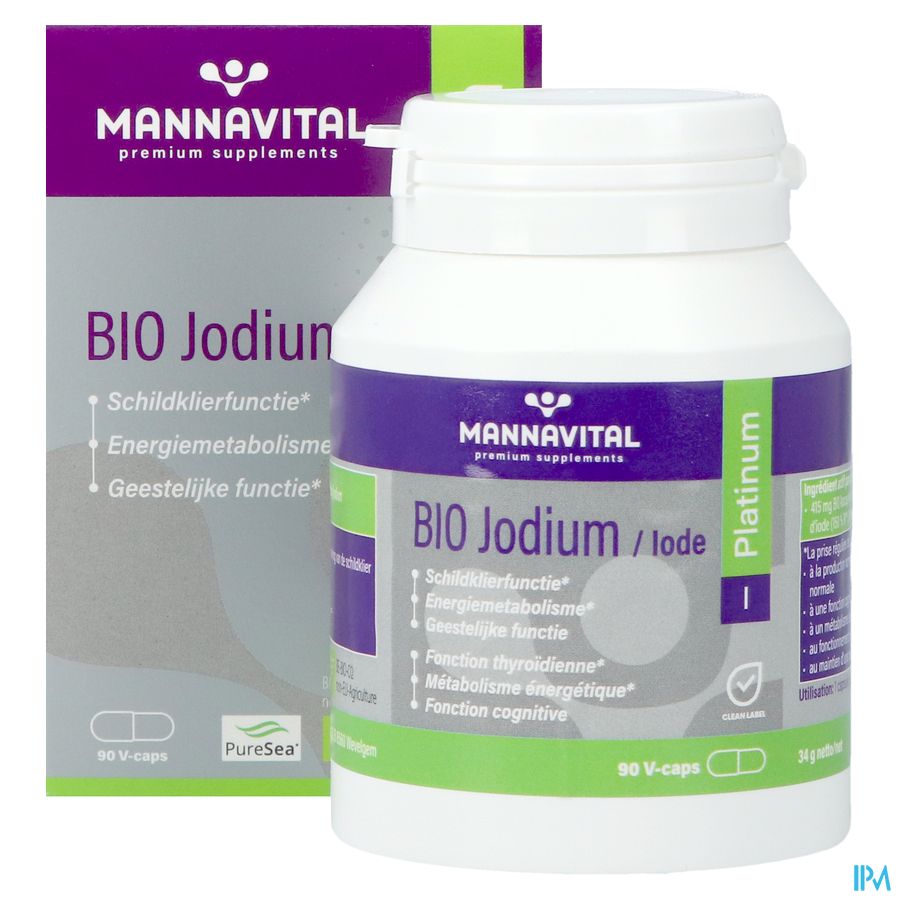 Mannavital Jodium Platinum Bio V-caps 90 11