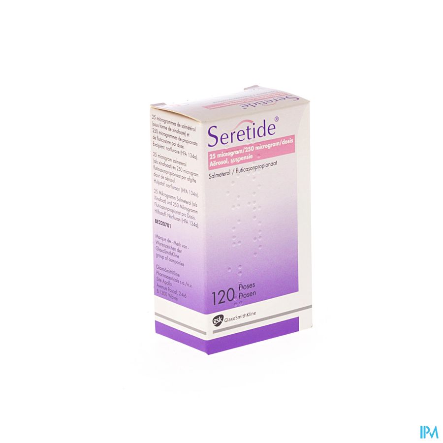 Seretide Inhalator Dos 120 25-250mcg Seretide Inhalator Dos 120 25-250mcg