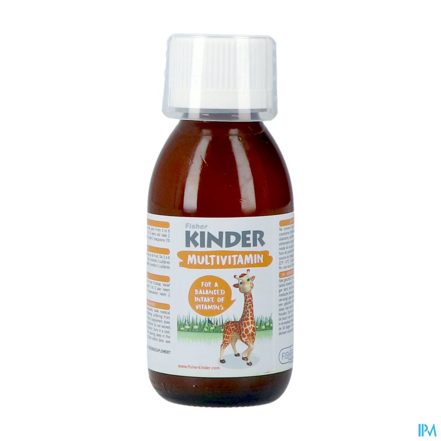 Fisher Kinder Multivitaminen Siroop 125ml 5