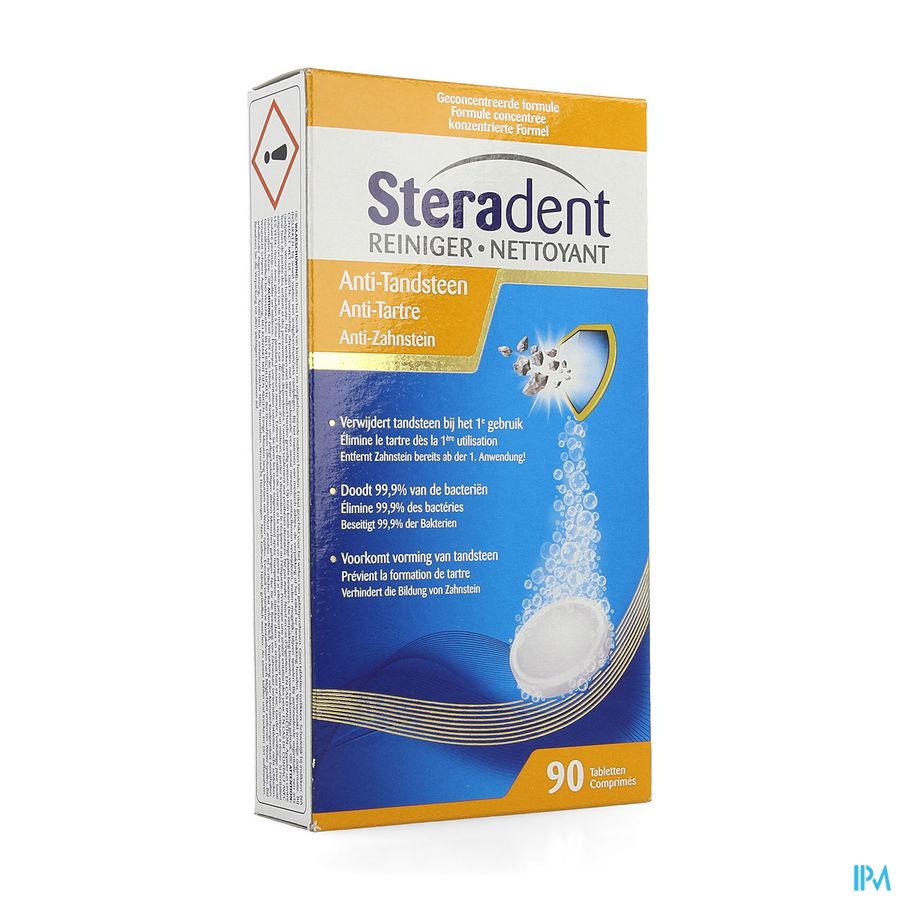 Steradent Anti-tandsteen Tabl 90 Steradent Anti-tandsteen Tabl 90