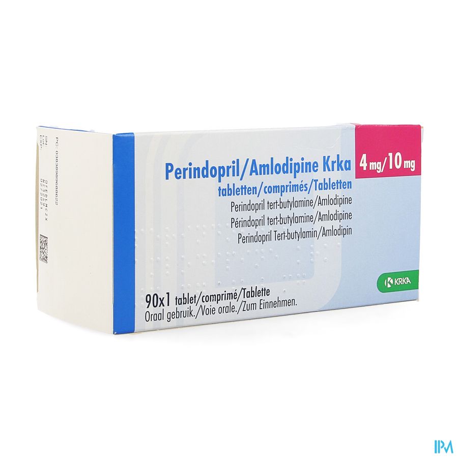 Perindopril Amlodipine Krka 4mg/10mg Comp 90 Perindopril Amlodipine Krka 4mg/10mg Comp 90