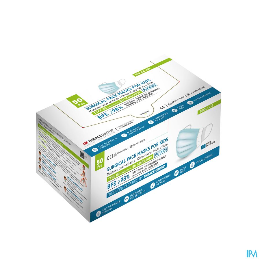 Masque Chirurgicaux Enfants Iir Bleu 50 Infinity Masque Chirurgicaux Enfants Iir Bleu 50 Infinity