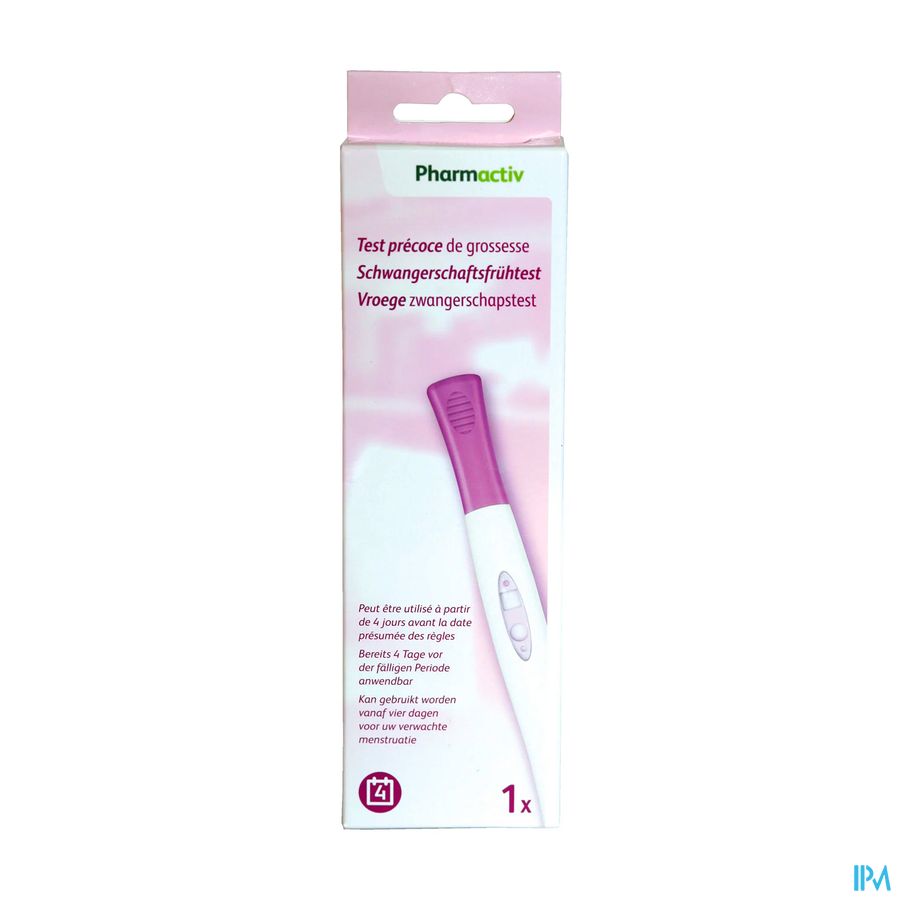 Pharmactiv Vroege Zwangerschaptstest Pharmactiv Vroege Zwangerschaptstest