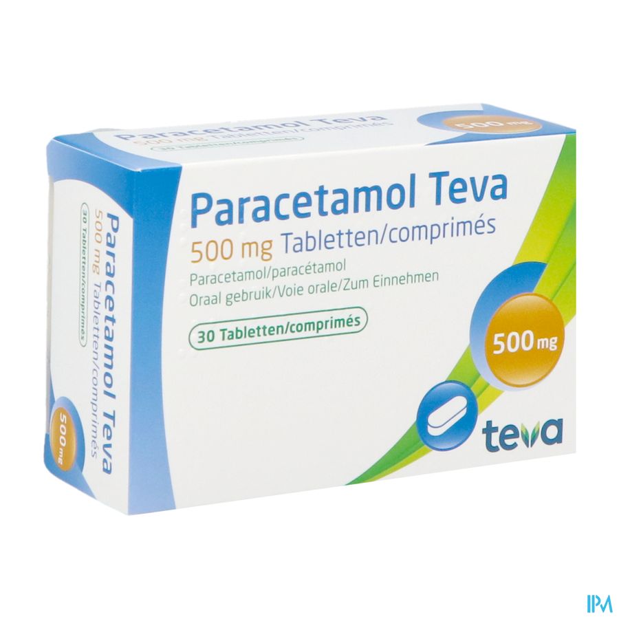 Paracetamol Teva 500mg Nf Tabl 30 X 500mg Paracetamol Teva 500mg Nf Tabl 30 X 500mg