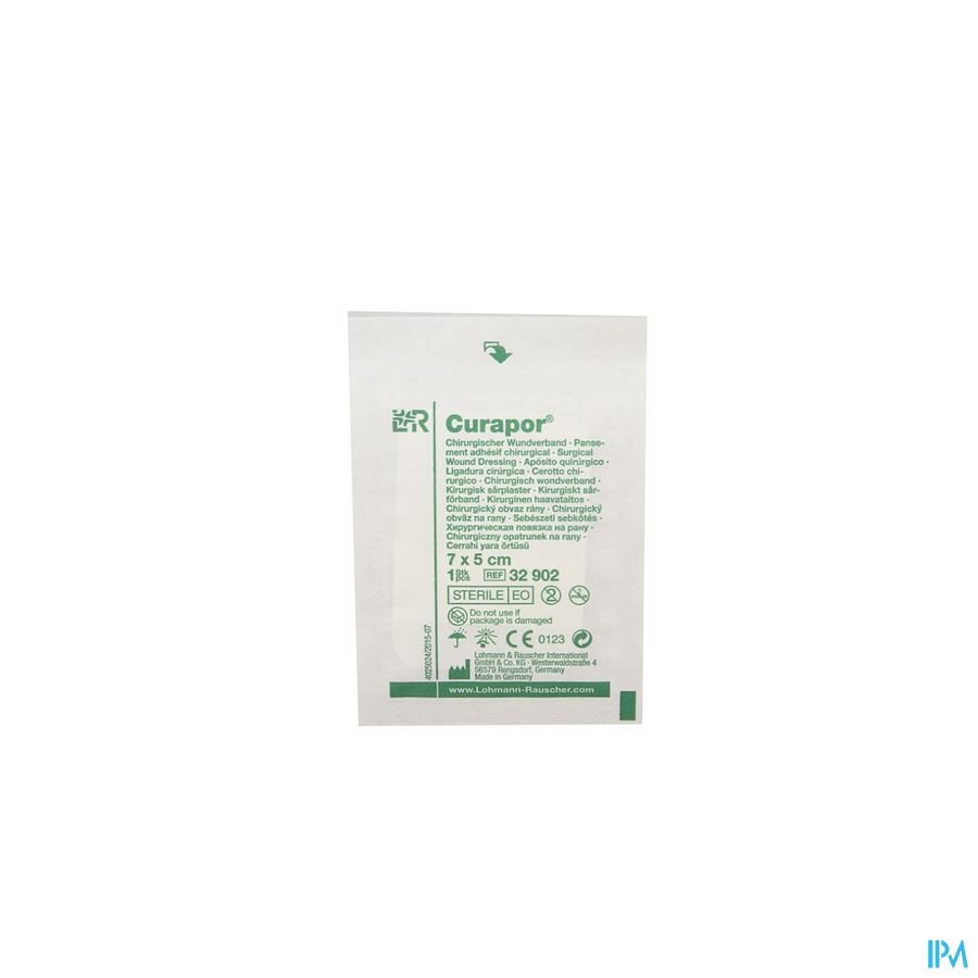 Curapor Verb Chirurg. Steriel 7cmx 5cm 5 32902 10
