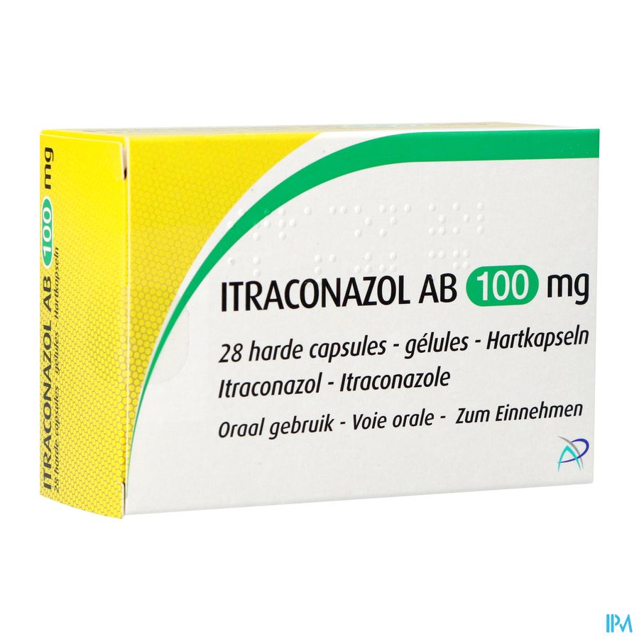 Itraconazol Ab 100mg Harde Caps 28 X 100mg Itraconazol Ab 100mg Harde Caps 28 X 100mg
