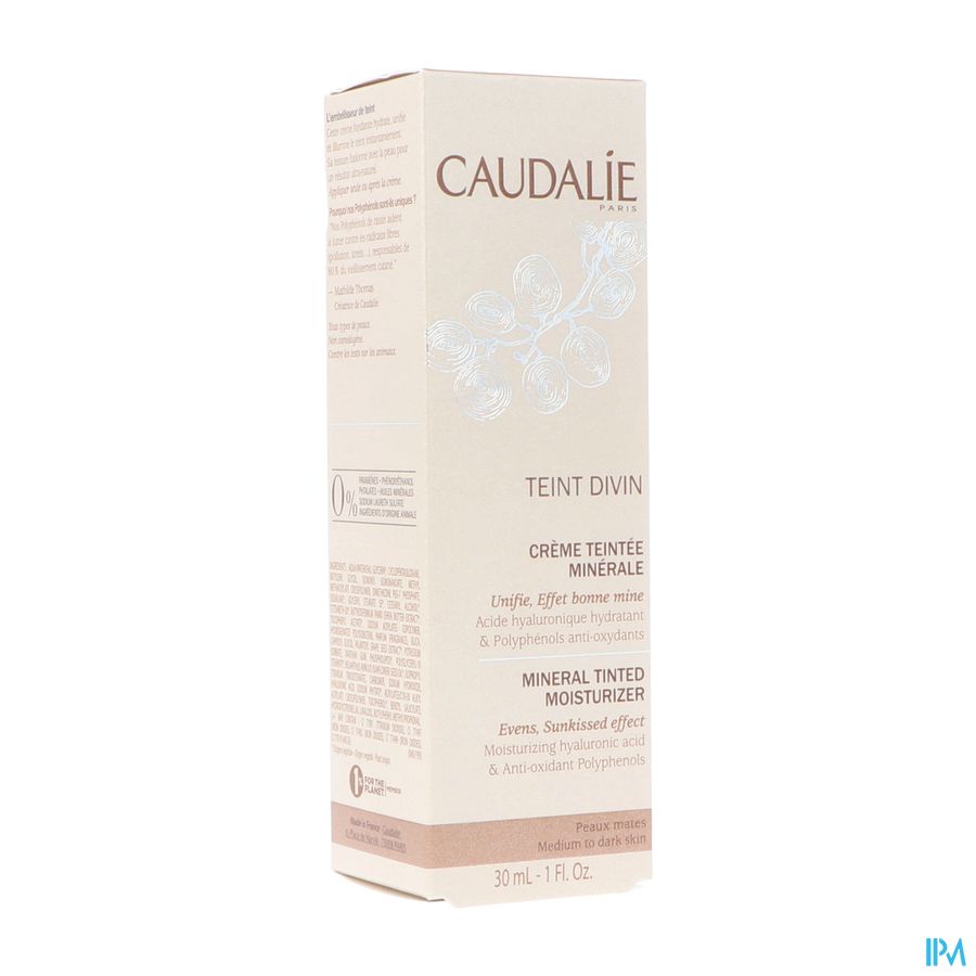 Caudalie Soleil Divine Cr Getint Matte H. Tbe 30ml