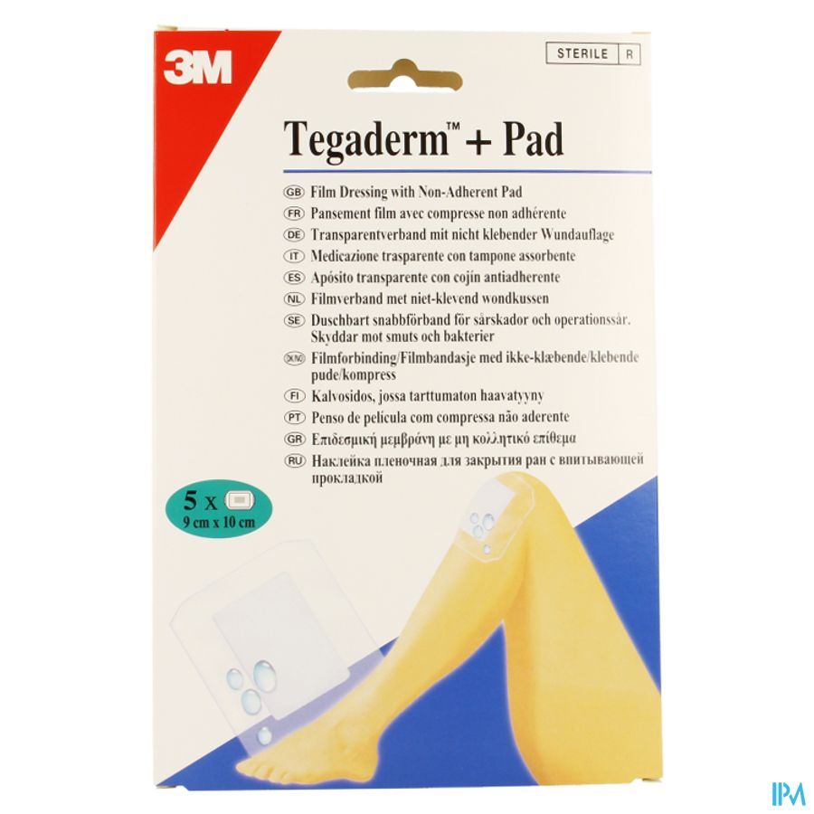 Tegaderm + Pad 3m Transp Steril 9cmx10cm 5 3586p 4