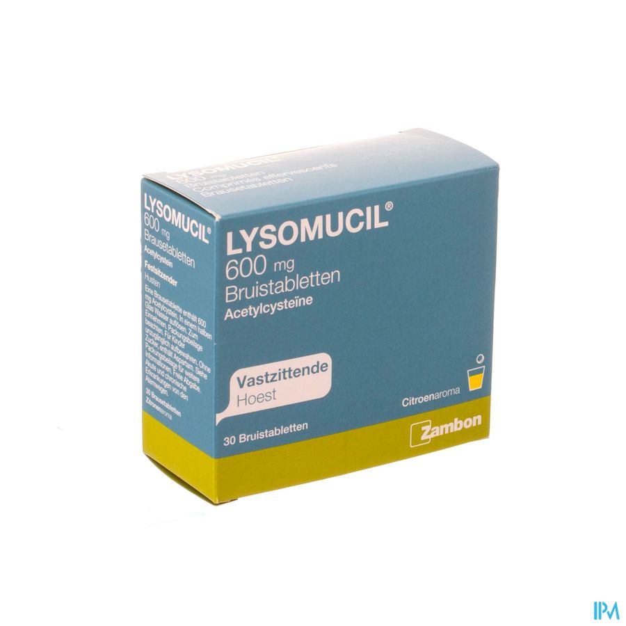 Lysomucil 600 Comp Eff 30 X 600mg Lysomucil 600 Comp Eff 30 X 600mg