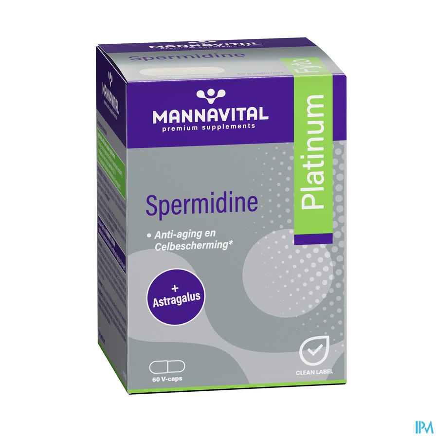 Mannavital Spermidine Platinium V-caps 60