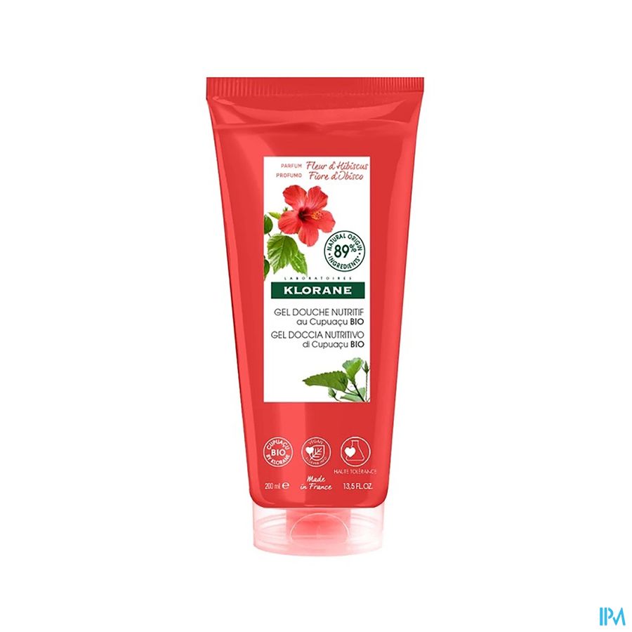 Klorane Lichaam Douchegel Hibiscusbloem 200ml