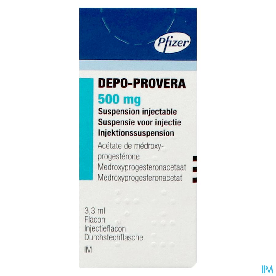 Depo-provera 500 Vial 1x500mg/3,3ml 1