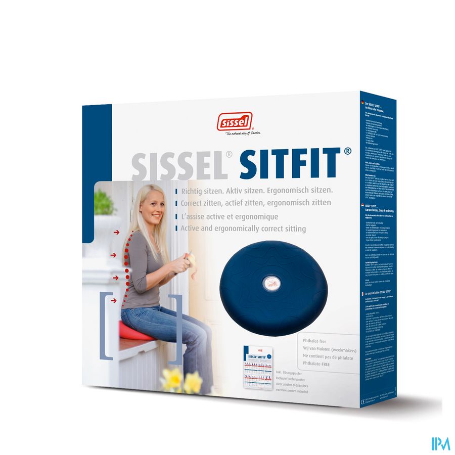 Sissel Sitfit Balanskussen Diam.33cm Blauw Sissel Sitfit Balanskussen Diam.33cm Blauw