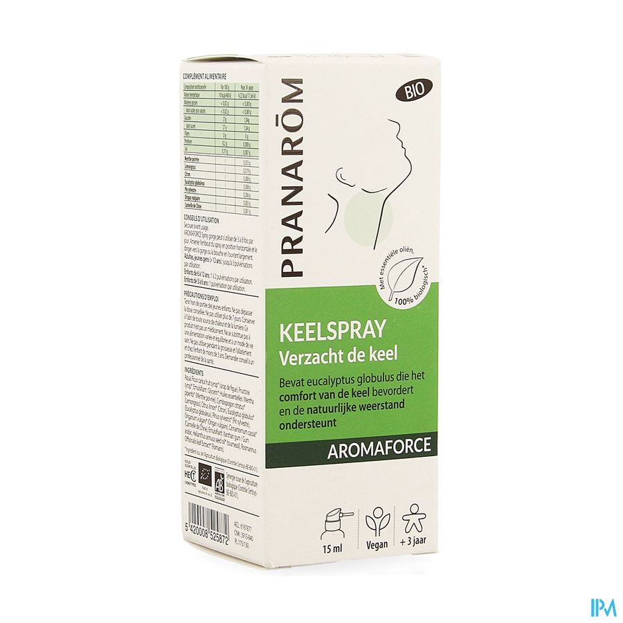 Aromaforce Bio Keelspray 15ml Aromaforce Bio Keelspray 15ml