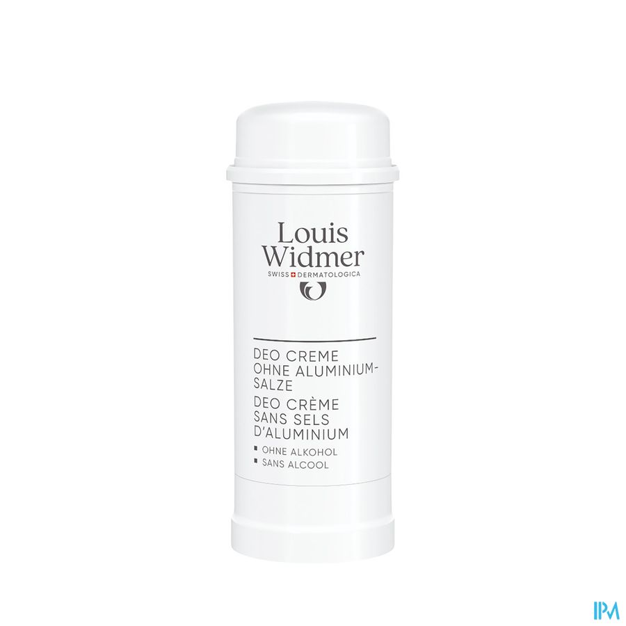Widmer Deo Crème Zonder Aluminiumzouten Zonder Parfum 40ml 2