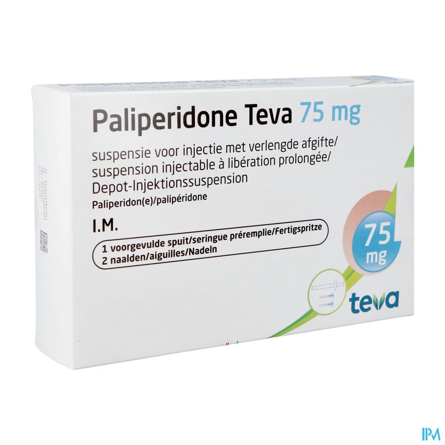 Paliperidone Teva 75mg Susp Inj Lib.pr. Ser.prer.1 Paliperidone Teva 75mg Susp Inj Lib.pr. Ser.prer.1