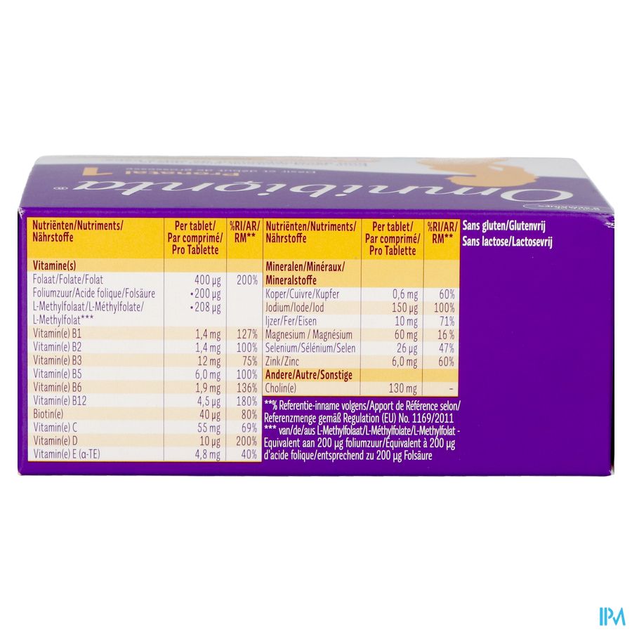 Omnibionta Pronatal 1kinderwens Zwang.8wek Tabl56 10