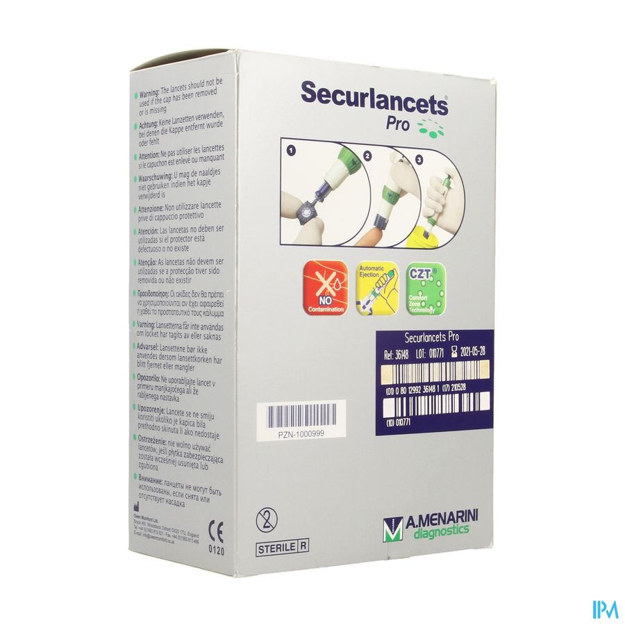 Securlancets Pro 200 36148 Securlancets Pro 200 36148