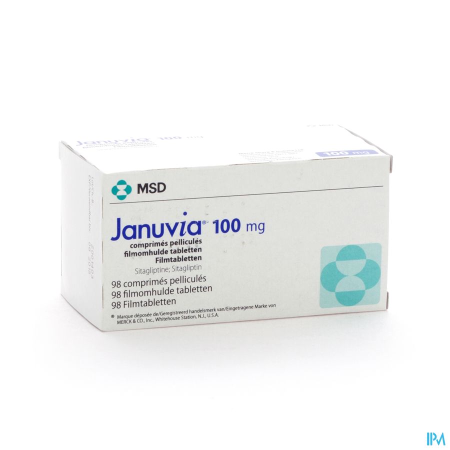 Januvia 100mg Comp Pell 98 X 100mg Januvia 100mg Comp Pell 98 X 100mg