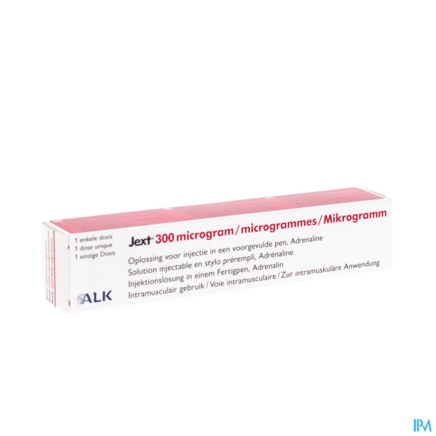 Jext 300 Mcg Voorgevulde Pen 0,3ml Jext 300 Mcg Voorgevulde Pen 0,3ml