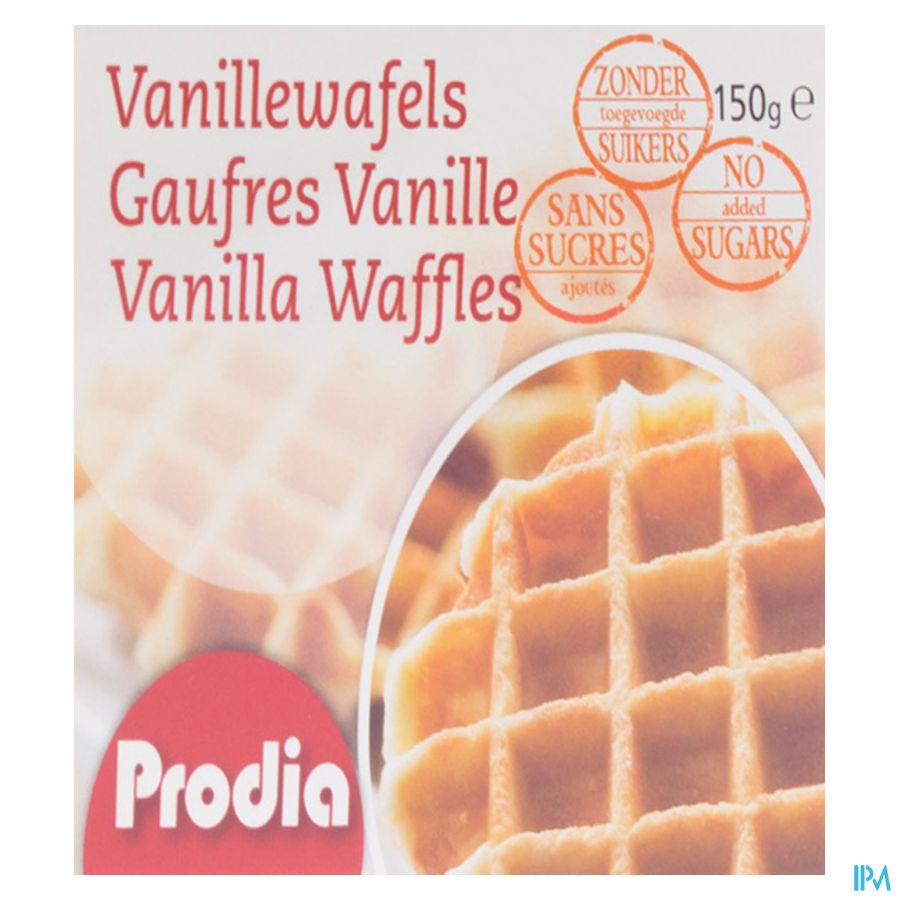 Prodia Gaufre Vanille+edulcorant 150g 5687 Revogan Prodia Gaufre Vanille+edulcorant 150g 5687 Revogan
