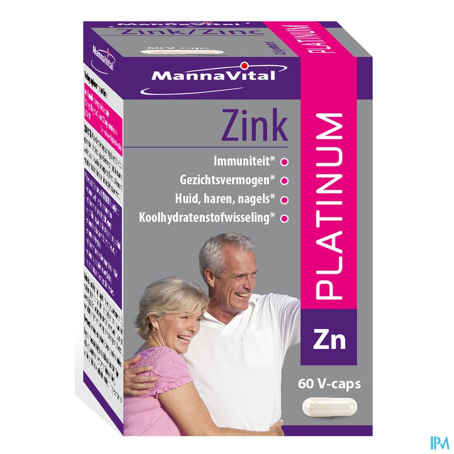Mannavital Zink Platinum V-caps 60 Mannavital Zink Platinum V-caps 60