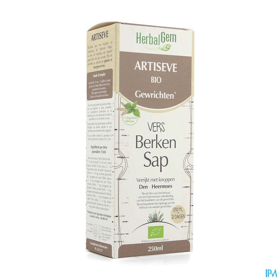 Herbalgem Artiseve Bio Fl 250ml Herbalgem Artiseve Bio Fl 250ml
