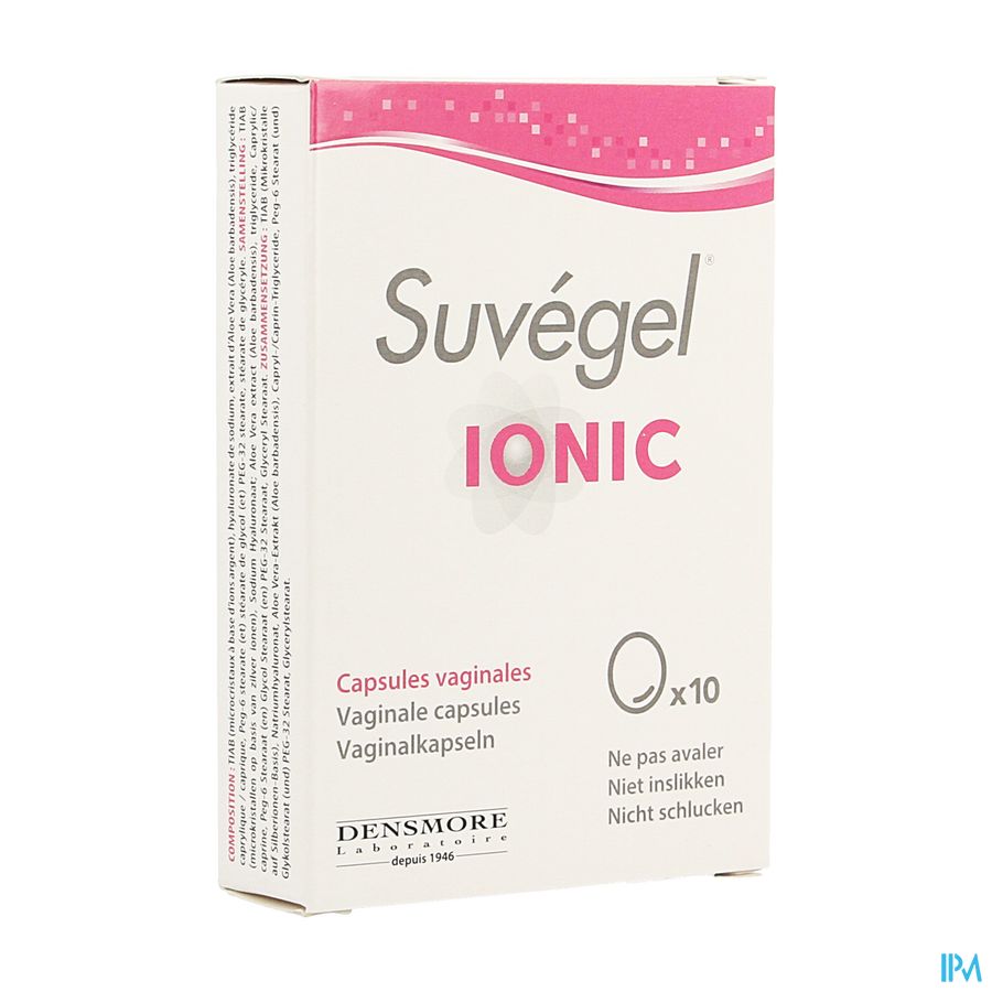 Suvegel Ionic Vaginale Caps 10 Suvegel Ionic Vaginale Caps 10