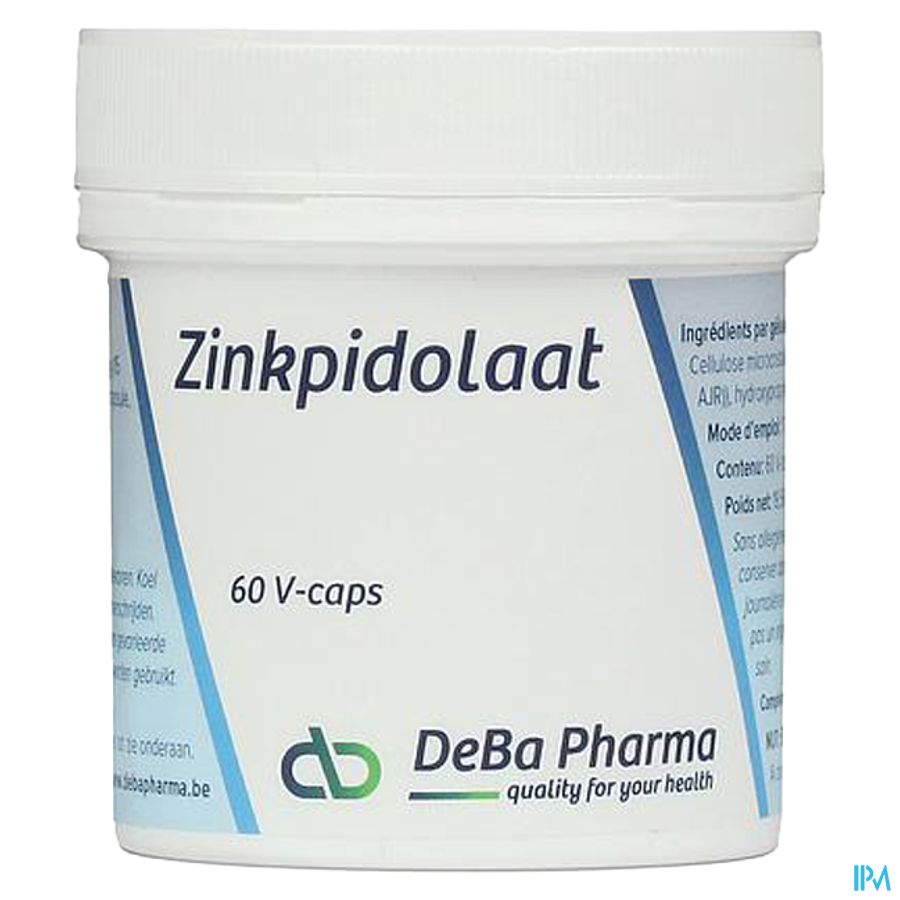Zink Pidolaat V-caps 60x 75mg Deba 6