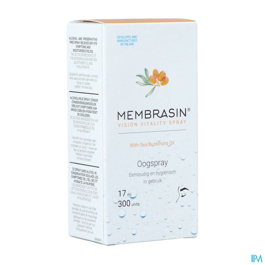 Membrasin Vision Vitality Oogspray 17ml