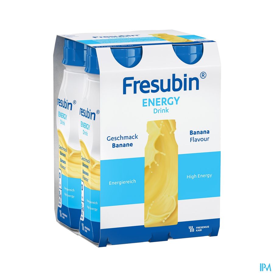 Fresubin Energy Drink 200ml Banane/banaan Fresubin Energy Drink 200ml Banane/banaan