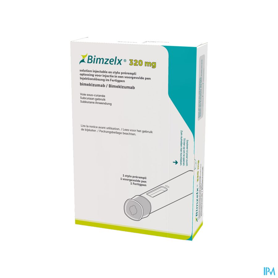 Bimzelx 320mg Opl Inj Voorgevulde Pen 1 Bimzelx 320mg Opl Inj Voorgevulde Pen 1