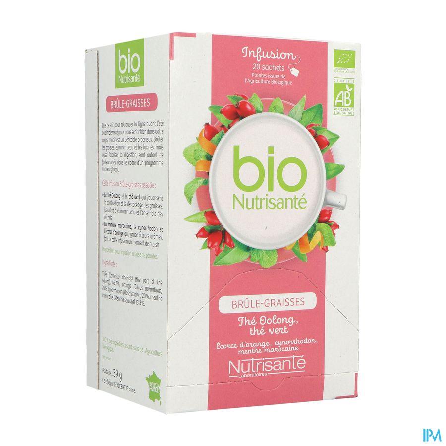 Infusie Bio Vetverbrander Zakje 20 Infusie Bio Vetverbrander Zakje 20
