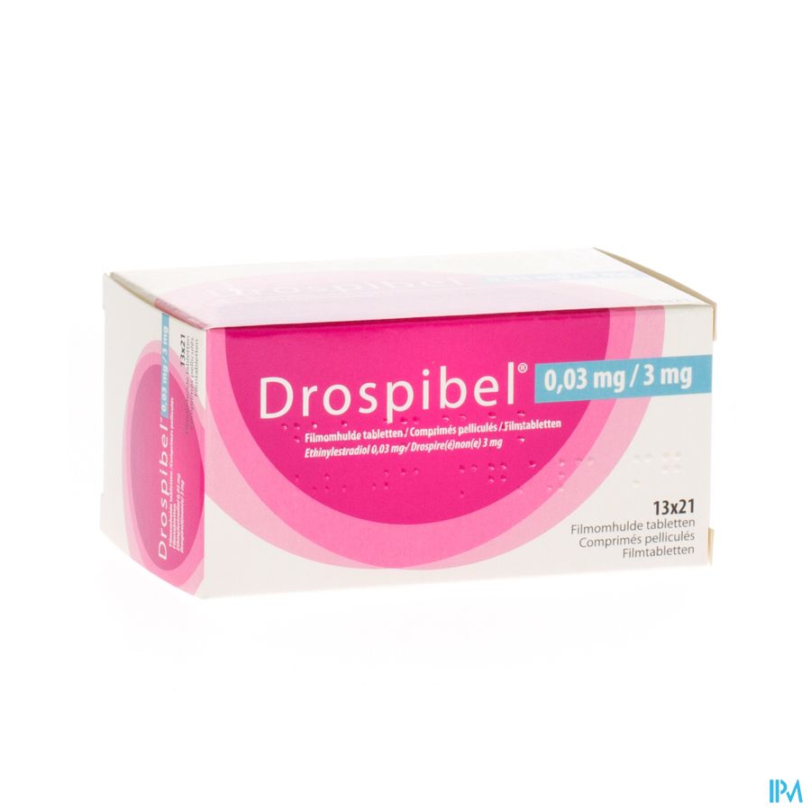 Drospibel 0,03mg Omhulde Tabl 13 X 21 Drospibel 0,03mg Omhulde Tabl 13 X 21