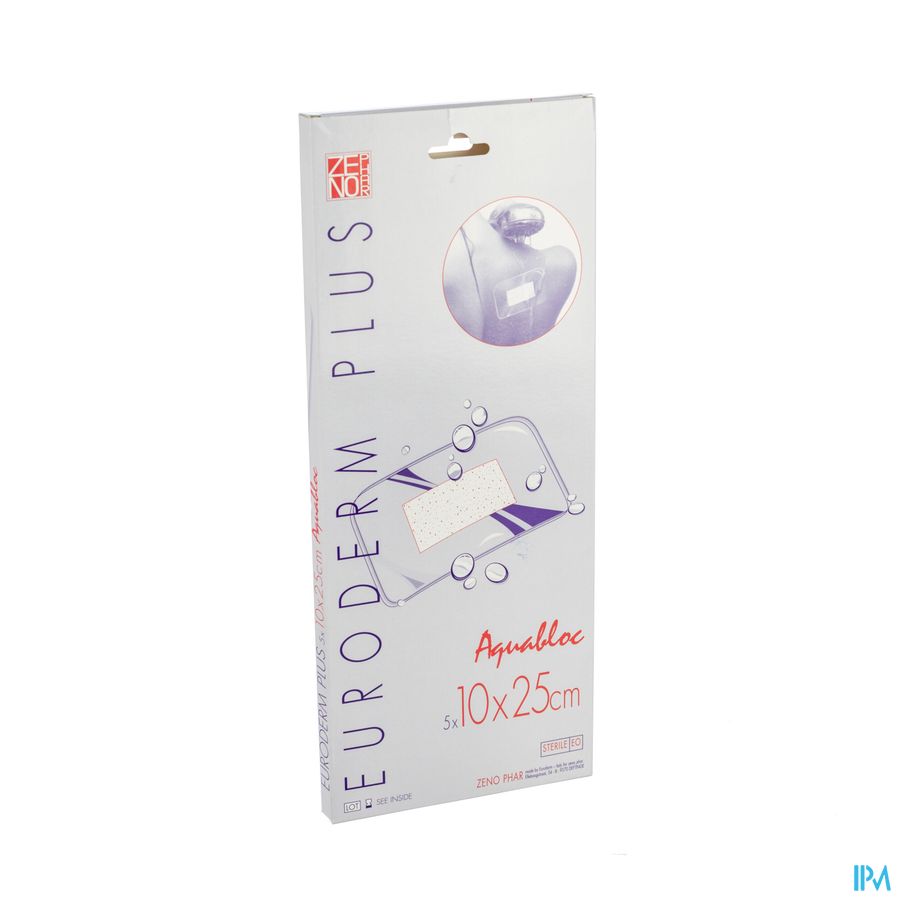 Euroderm Plus 10x25cm 5 Pleister Steriel Wtp Euroderm Plus 10x25cm 5 Pleister Steriel Wtp