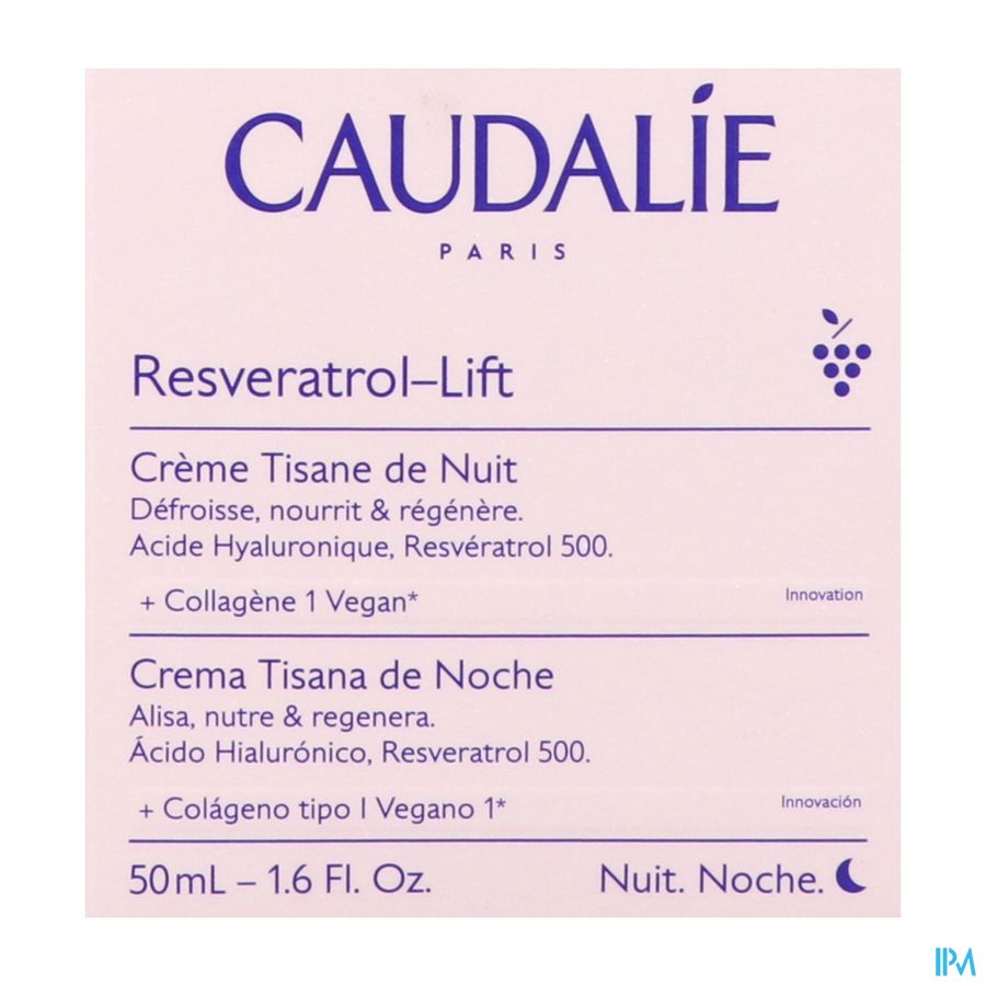 Caudalie Resveratrol Lift Verstevig.nachtcr 50ml 5