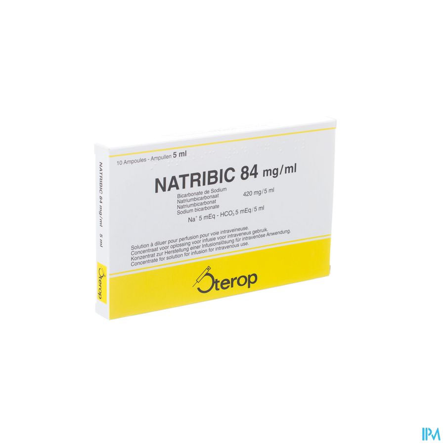 Natribic 84mg/ml 5ml Sol Inj 10 Natribic 84mg/ml 5ml Sol Inj 10