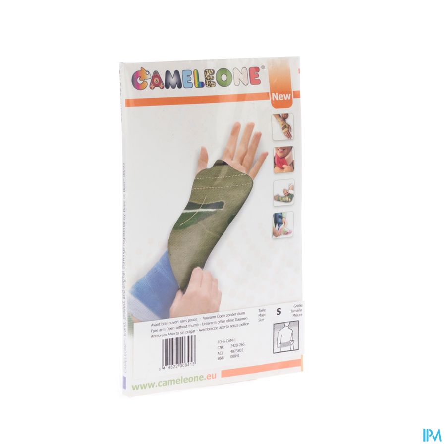 Cameleone Voorarm Open -duim Camouflage S 1