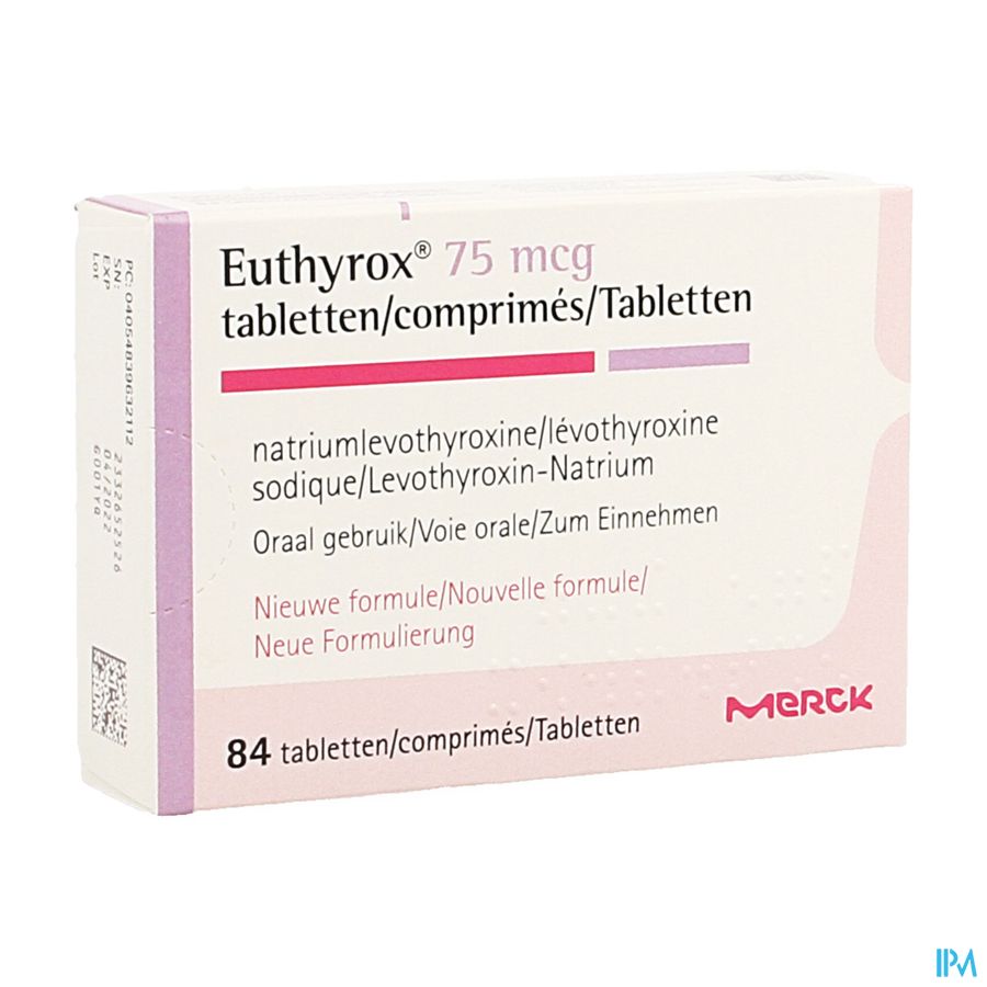 Euthyrox 75mcg Comp 84 Nf Euthyrox 75mcg Comp 84 Nf