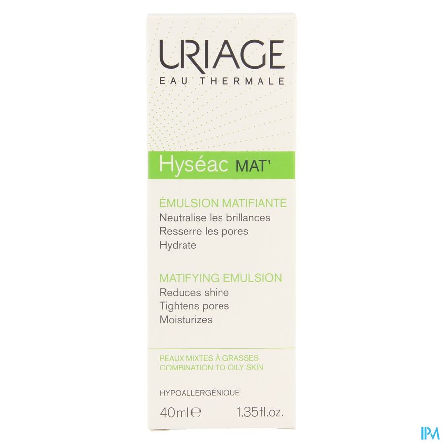 Uriage Hyseac Mat Gel Creme Tube 40ml 6