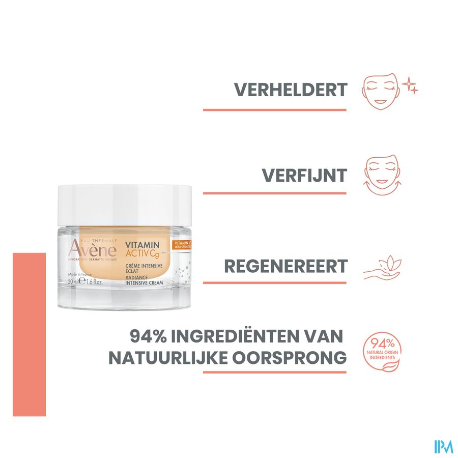 Avene Vitamine Activ Cg Cr Intens.stral Teint 50ml 12