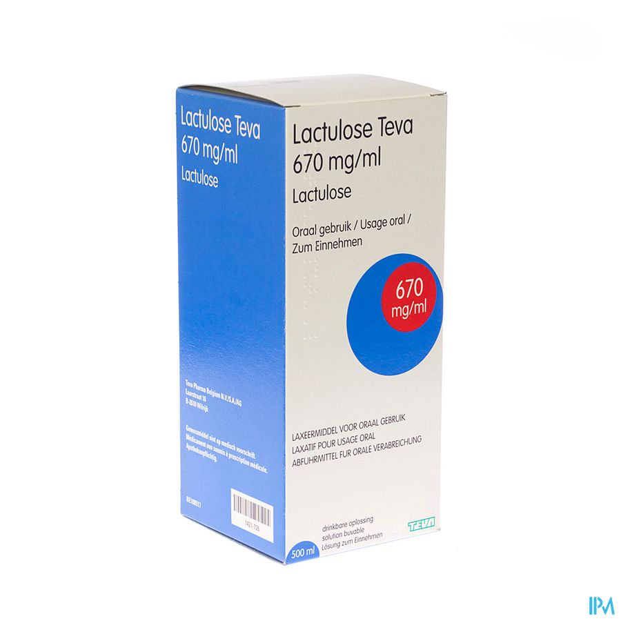 Lactulose Teva Sol Per Os 500ml 1