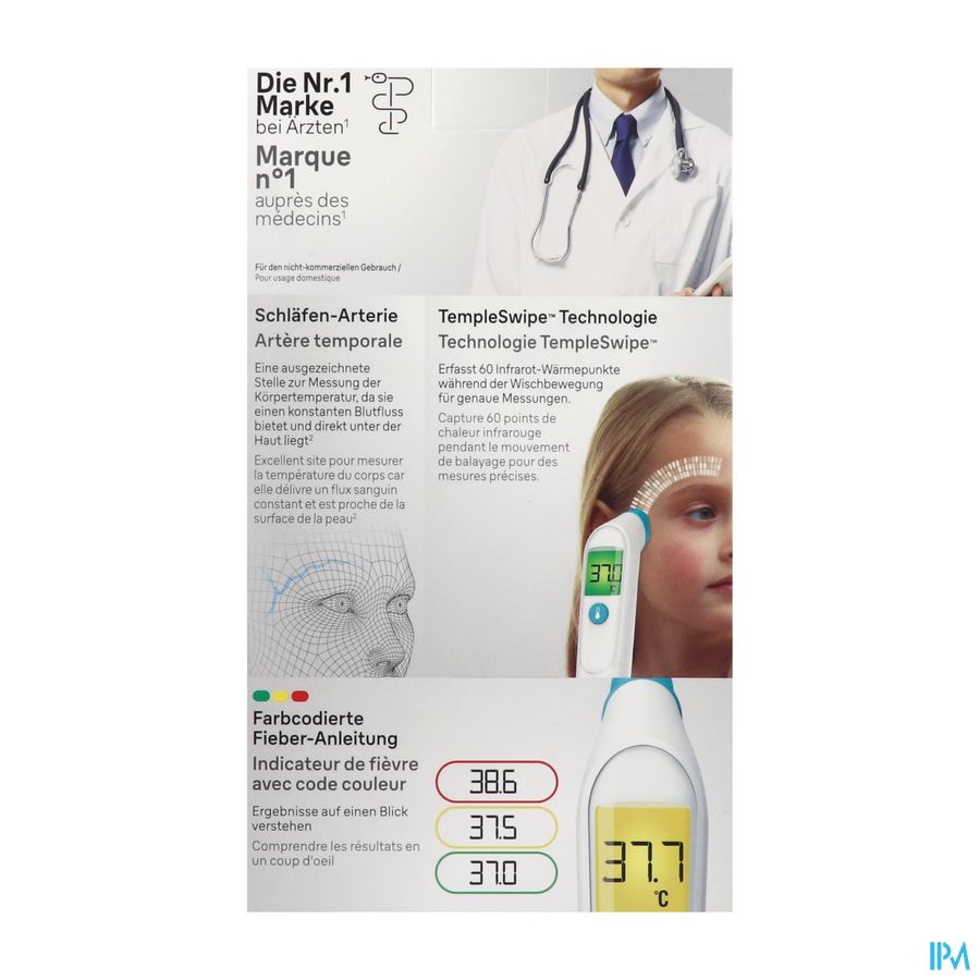 Braun Thermometre Templeswipe Bst200we 3