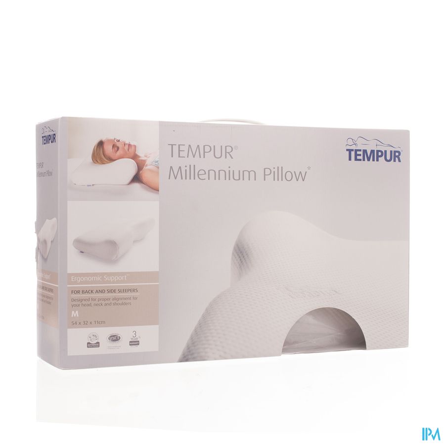 Tempur Millennium Hoofdkussen M 54x32x11/6cm Tempur Millennium Hoofdkussen M 54x32x11/6cm
